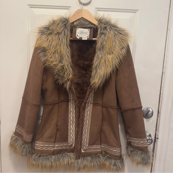 Learsi Jackets & Blazers - Vintage Brown Afghan Jacket